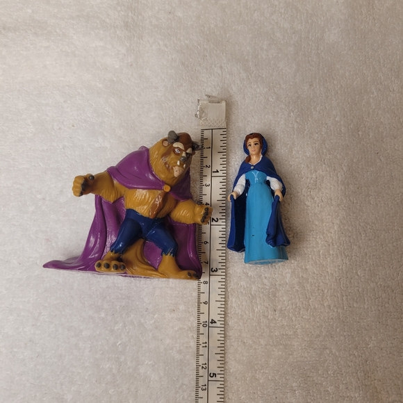 Vintage Disney Beauty and the Beast small figures cake topper - Picture 5 of 5